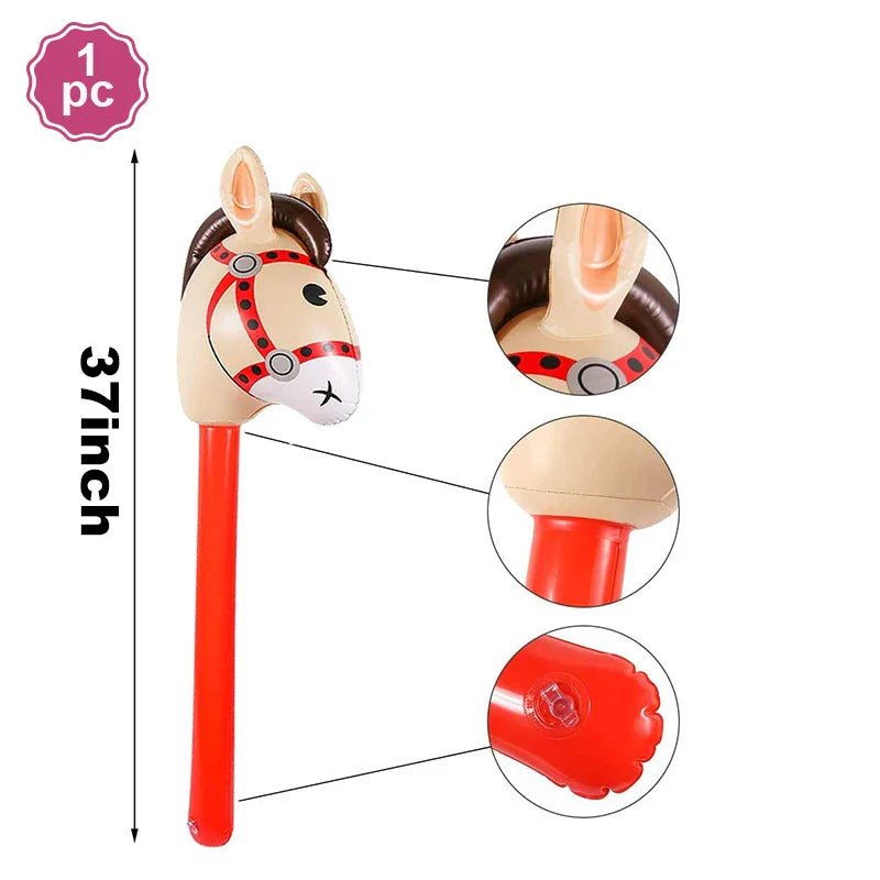 Giant Horse Foil Number Balloon Banner - Cake Pops Parties