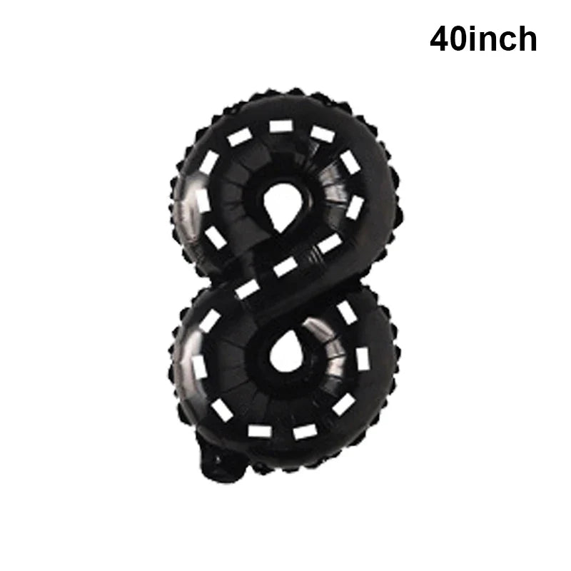 Giant Horse Foil Number Balloon Banner - Cake Pops Parties