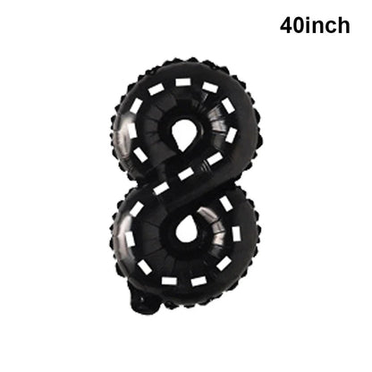 Giant Horse Foil Number Balloon Banner - Cake Pops Parties