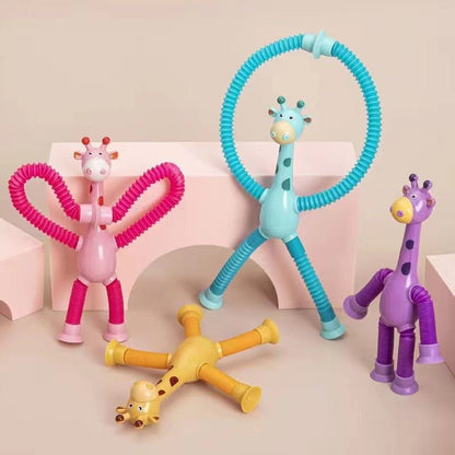 Giraffe Tubes Sensory Toy - Stress Relief & Fun - Cake Pops Parties