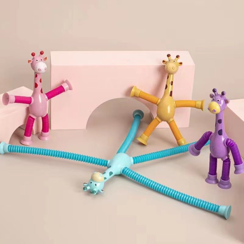 Giraffe Tubes Sensory Toy - Stress Relief & Fun - Cake Pops Parties