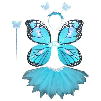 Girls LED Angel Wings Costume Set - Cake Pops Parties