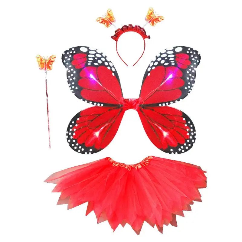 Girls LED Angel Wings Costume Set - Cake Pops Parties