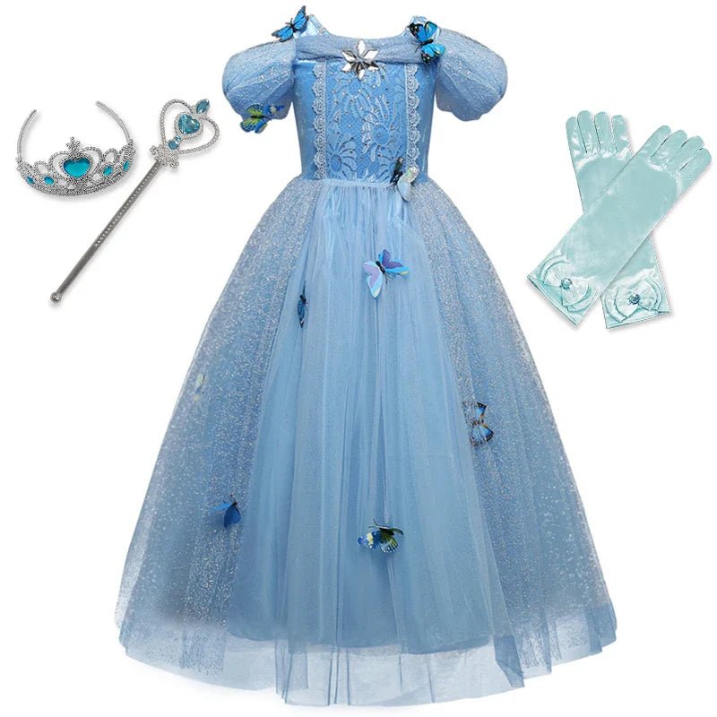 Girls Princess Cosplay Halloween Ball Dresses - Cake Pops Parties