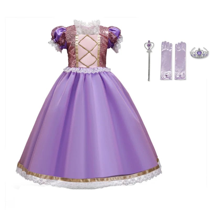 Girls Princess Cosplay Halloween Ball Dresses - Cake Pops Parties