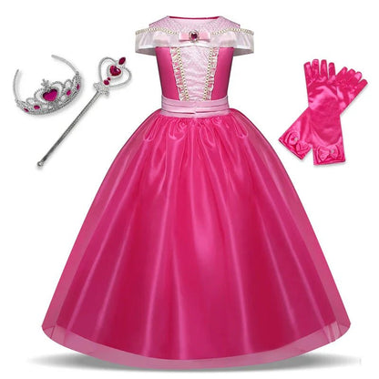 Girls Princess Cosplay Halloween Ball Dresses - Cake Pops Parties
