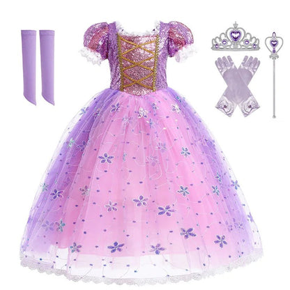 Girls Princess Cosplay Halloween Ball Dresses - Cake Pops Parties