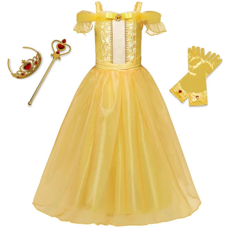 Girls Princess Cosplay Halloween Ball Dresses - Cake Pops Parties