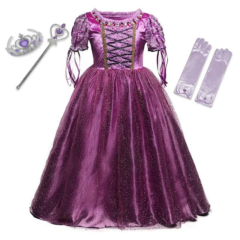 Girls Princess Cosplay Halloween Ball Dresses - Cake Pops Parties
