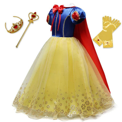 Girls Princess Cosplay Halloween Ball Dresses - Cake Pops Parties
