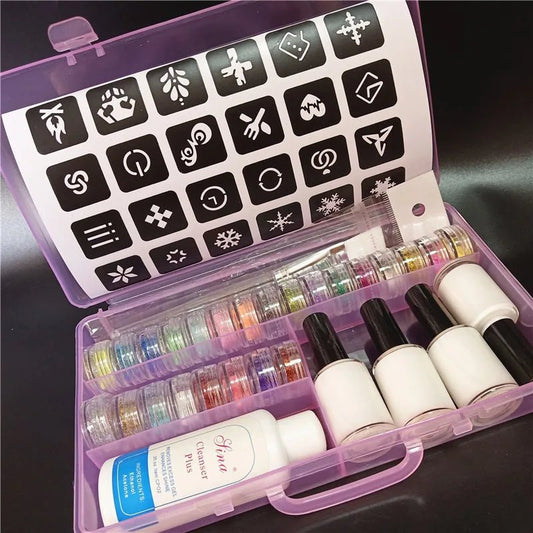 Glitter Colors Shimmer Kit - Kids DIY Nail Art - Cake Pops Parties