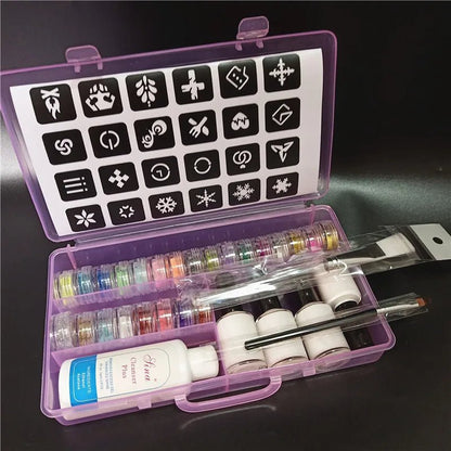 Glitter Colors Shimmer Kit - Kids DIY Nail Art - Cake Pops Parties