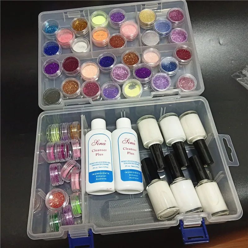 Glitter Colors Shimmer Kit - Kids DIY Nail Art - Cake Pops Parties