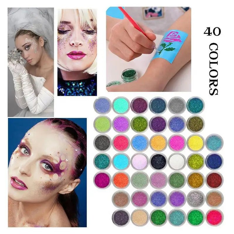 Glitter Tattoo Kit - 540 Stencils - Cake Pops Parties
