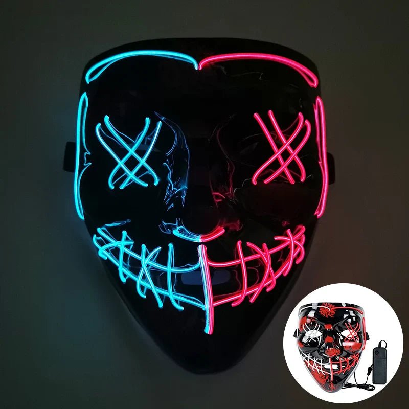 Glowing Halloween LED Mask - Cake Pops Parties