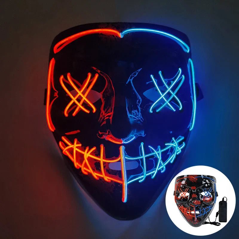 Glowing Halloween LED Mask - Cake Pops Parties