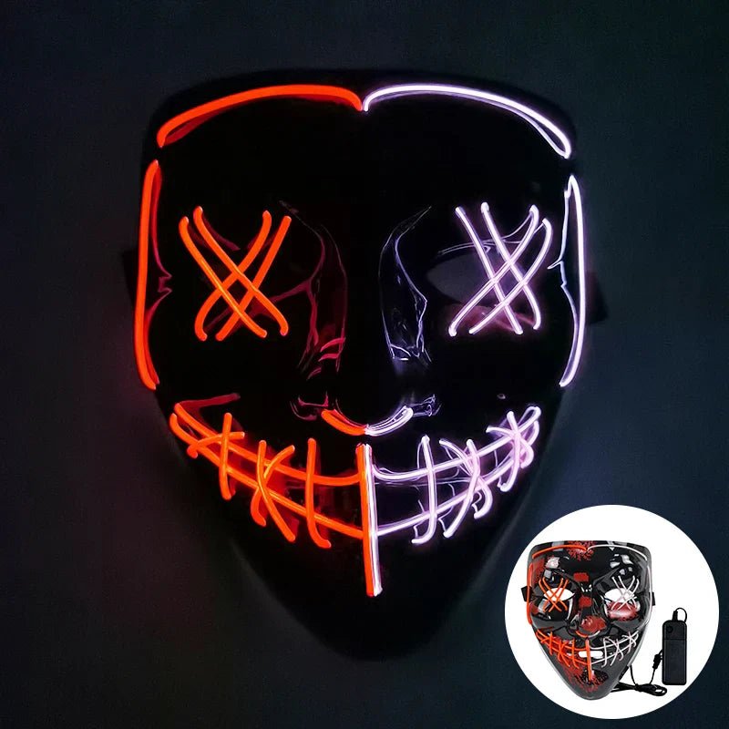 Glowing Halloween LED Mask - Cake Pops Parties