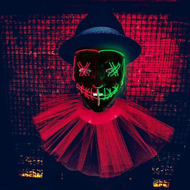 Glowing Halloween LED Mask - Cake Pops Parties