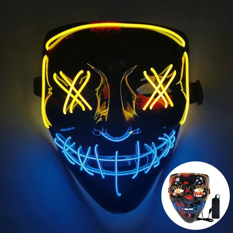 Glowing Halloween LED Mask - Cake Pops Parties