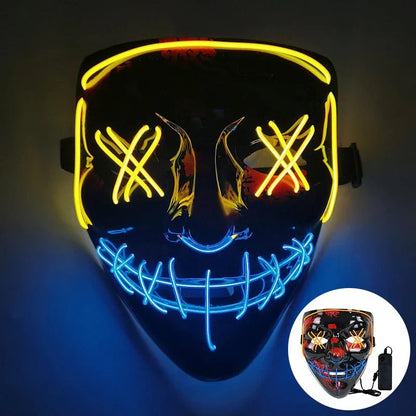Glowing Halloween LED Mask - Cake Pops Parties