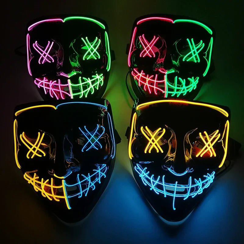 Glowing Halloween LED Mask - Cake Pops Parties