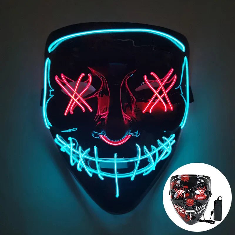 Glowing Halloween LED Mask - Cake Pops Parties