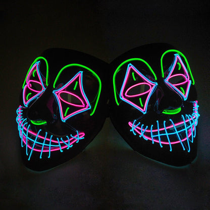 Glowing Halloween LED Mask - Cake Pops Parties