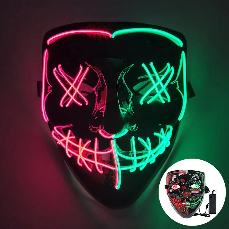 Glowing Halloween LED Mask - Cake Pops Parties