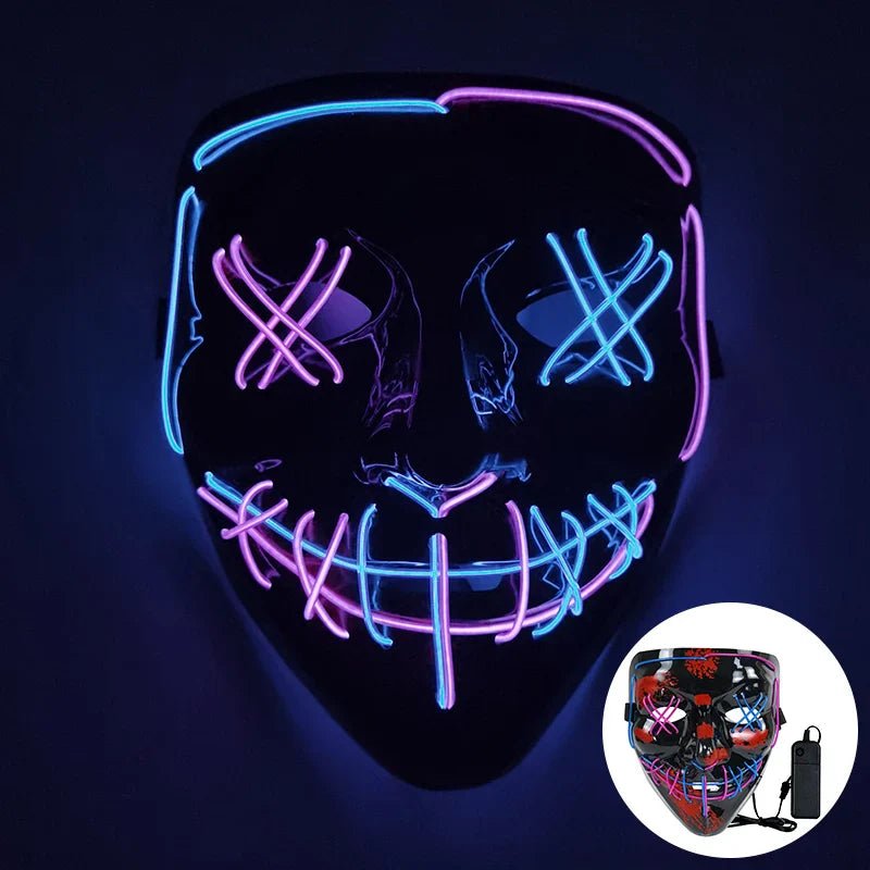Glowing Halloween LED Mask - Cake Pops Parties