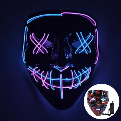 Glowing Halloween LED Mask - Cake Pops Parties