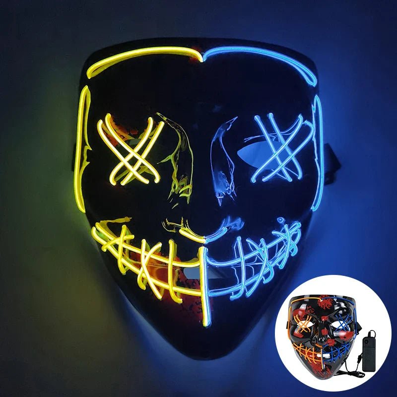 Glowing Halloween LED Mask - Cake Pops Parties