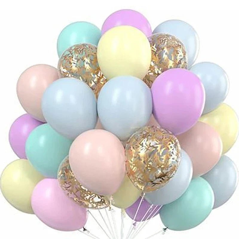 Gold Confetti Metallic Balloons - Party Decor - Cake Pops Parties