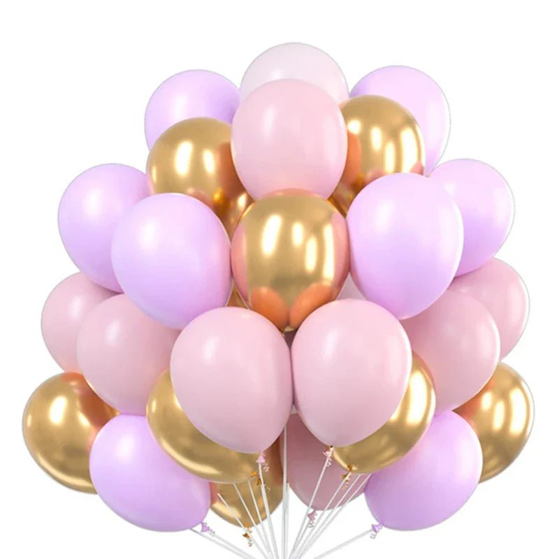 Gold Confetti Metallic Balloons - Party Decor - Cake Pops Parties