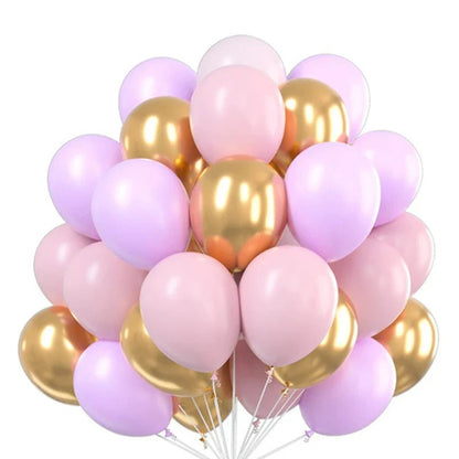 Gold Confetti Metallic Balloons - Party Decor - Cake Pops Parties