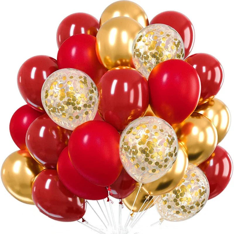 Gold Confetti Metallic Balloons - Party Decor - Cake Pops Parties