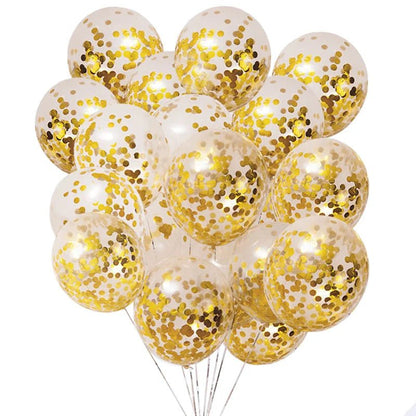 Gold Confetti Metallic Balloons - Party Decor - Cake Pops Parties
