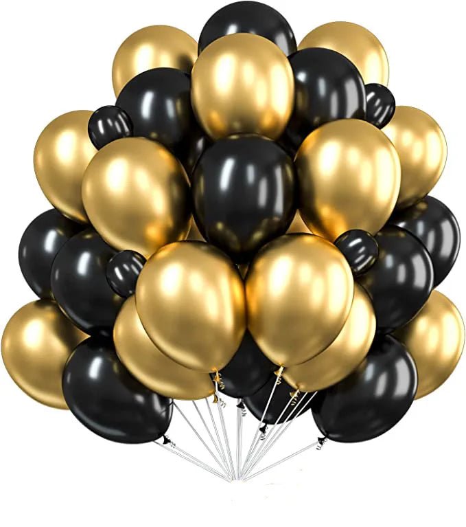 Gold Confetti Metallic Balloons - Party Decor - Cake Pops Parties