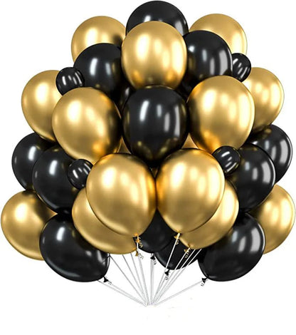 Gold Confetti Metallic Balloons - Party Decor - Cake Pops Parties