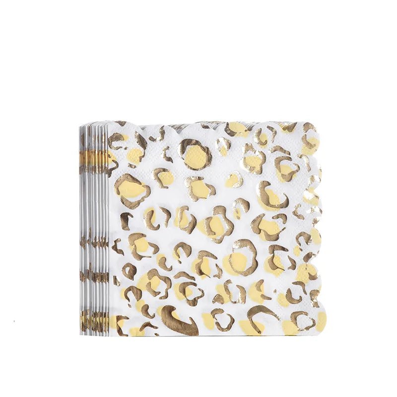 Gold Leopard Print Party Set - Cake Pops Parties