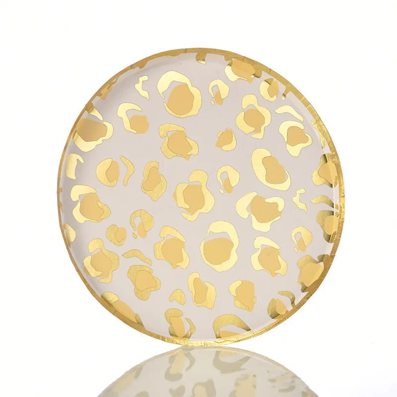 Gold Leopard Print Party Set - Cake Pops Parties