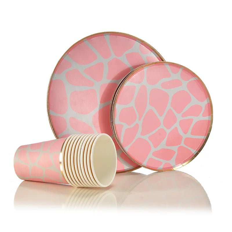 Gold Leopard Print Party Set - Cake Pops Parties