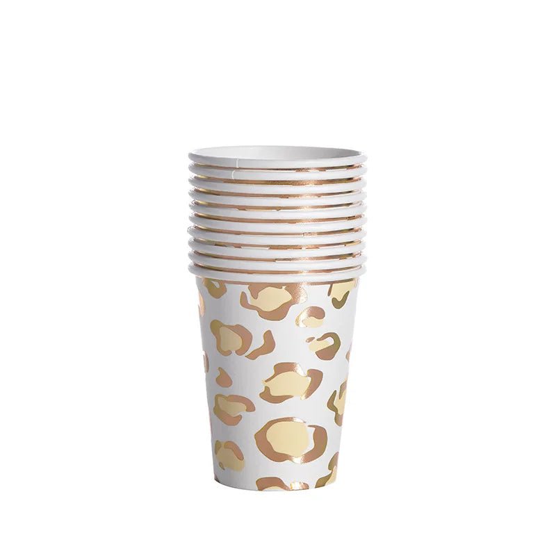 Gold Leopard Print Party Set - Cake Pops Parties