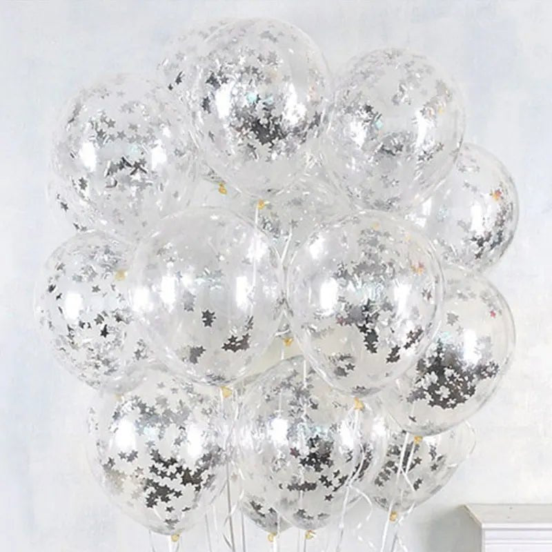 Gold Star Confetti Balloon Party Decor - Cake Pops Parties