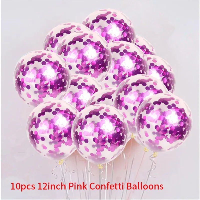 Gold Star Confetti Balloon Party Decor - Cake Pops Parties