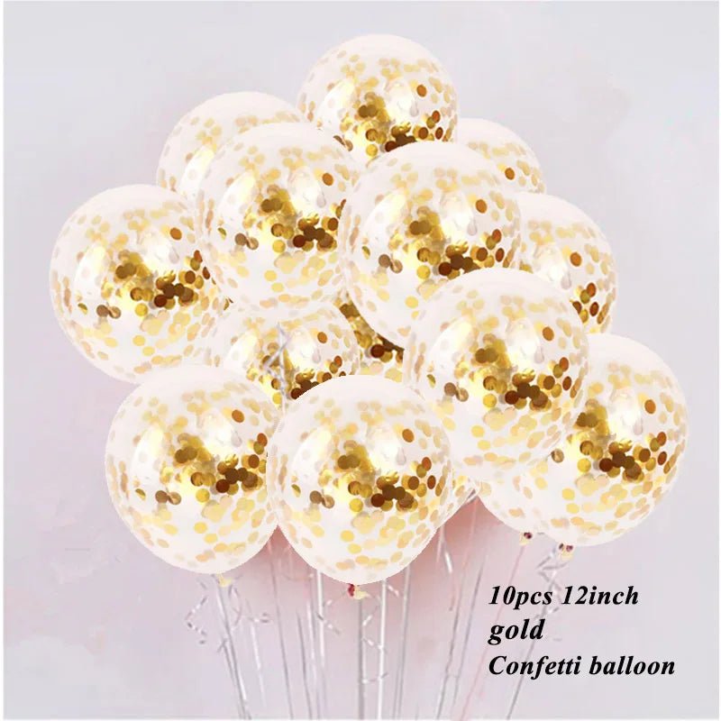 Gold Star Confetti Balloon Party Decor - Cake Pops Parties