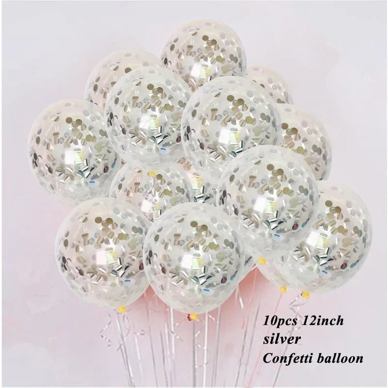 Gold Star Confetti Balloon Party Decor - Cake Pops Parties