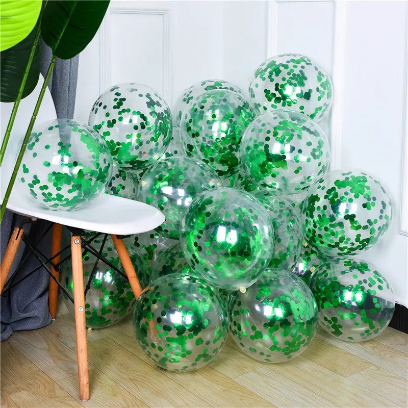 Gold Star Confetti Latex Balloons - Cake Pops Parties