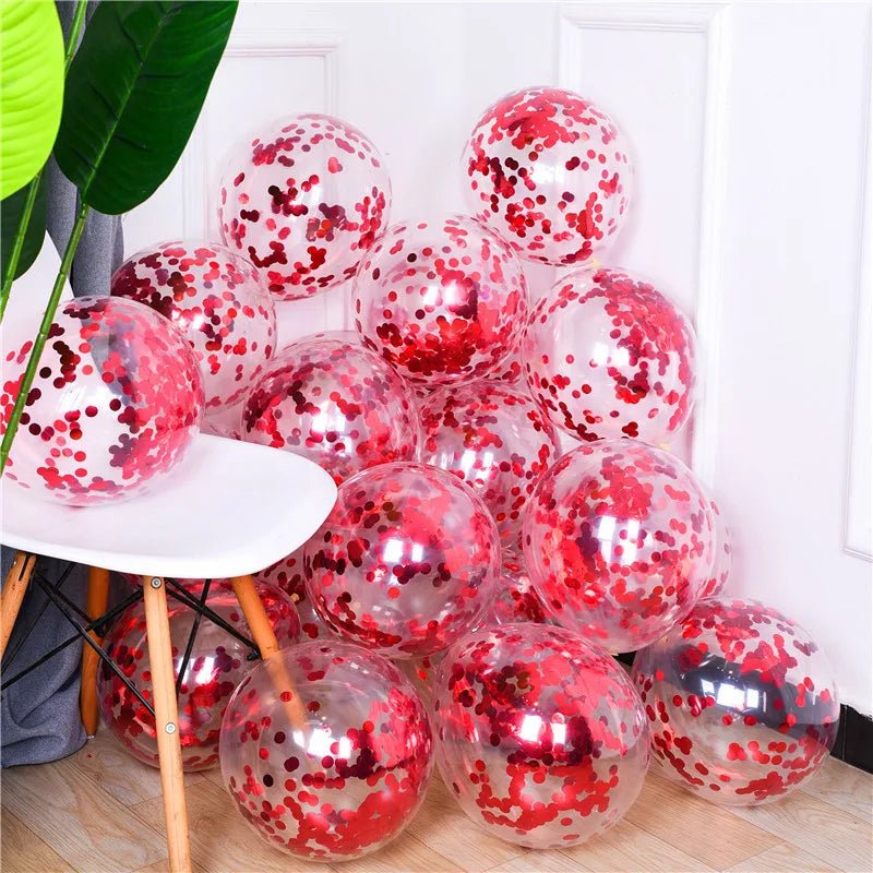 Gold Star Confetti Latex Balloons - Cake Pops Parties