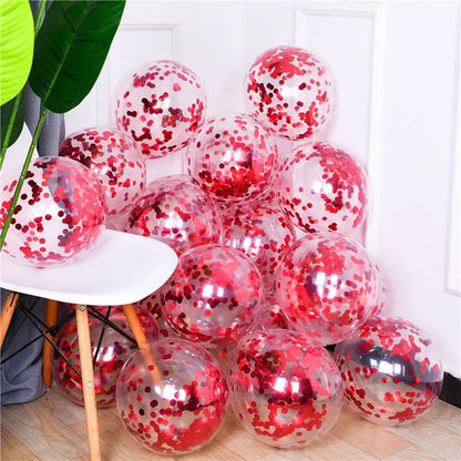 Gold Star Confetti Latex Balloons - Cake Pops Parties