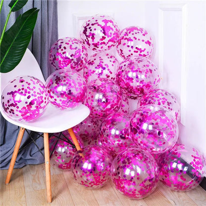 Gold Star Confetti Latex Balloons - Cake Pops Parties